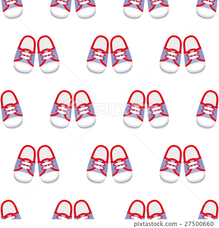 Sneakers seamless pattern. 27500660