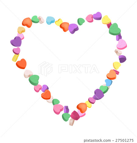 Colorful Hearts Candy frame for Valentines Day. Colorful Hearts Candy frame for Valentines Day. 27501275