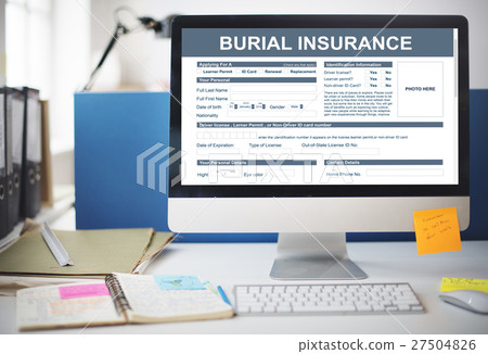 Burial Insurance Funeral Cemetery Mourning Concept Burial Insurance Funeral Cemetery Mourning Concept 27504826