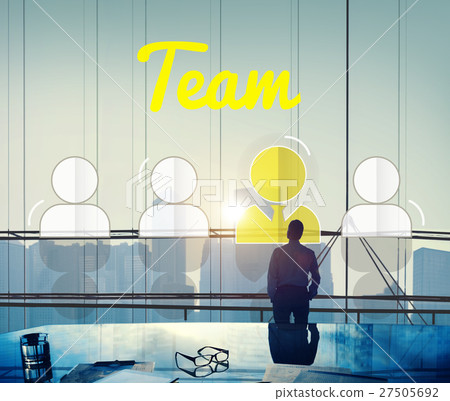 Partnership Corporate Team Leader Font Concept Partnership Corporate Team Leader Font Concept 27505692