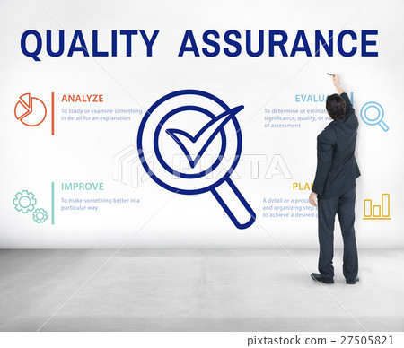 Quality Management Check Icon Concept 27505821