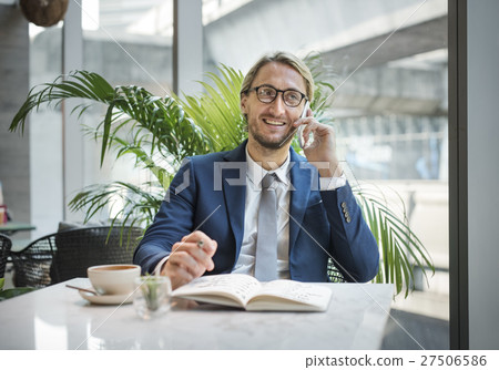 Businessman Working Thinking Business Concept 27506586
