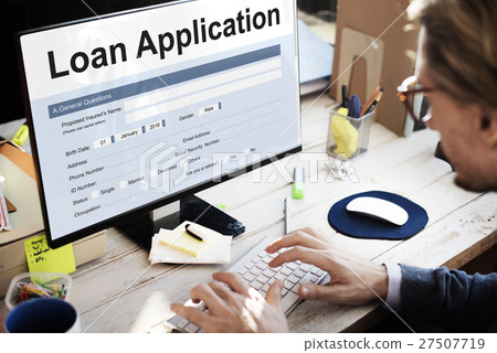 Loan Application Financial Help Form Concept 27507719