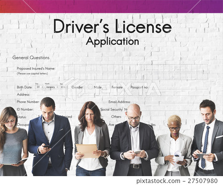 Driver License Permission Drive Concept Driver License Permission Drive Concept 27507980