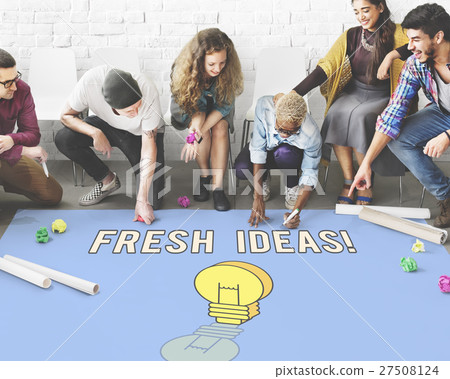 Inspire Fresh Ideas Creativity Concept 27508124