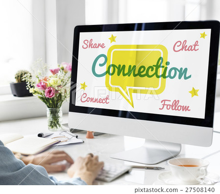 Communication Connection Social Media Concept Communication Connection Social Media Concept 27508140
