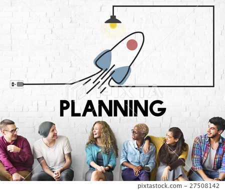 Vision Mission Planning Business Strategy Plan Concept 27508142