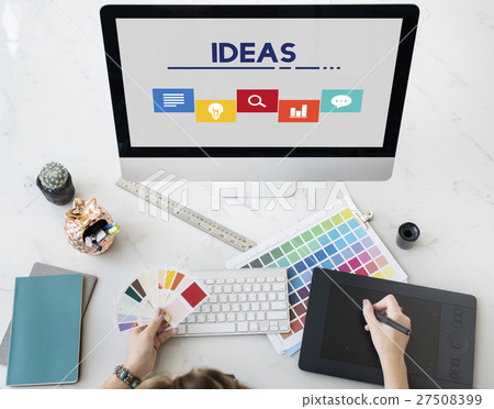 Creative Ideas Icon Boxes Concept Creative Ideas Icon Boxes Concept 27508399