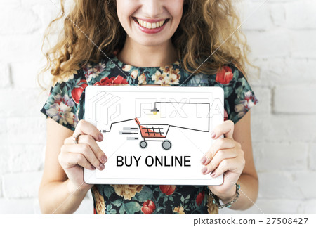 Online Shopping Online Payment Concept Online Shopping Online Payment Concept 27508427