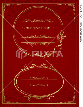 decorative border, frame, set 27512296
