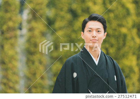 bridegroom, groom, kimono marriage 27512471