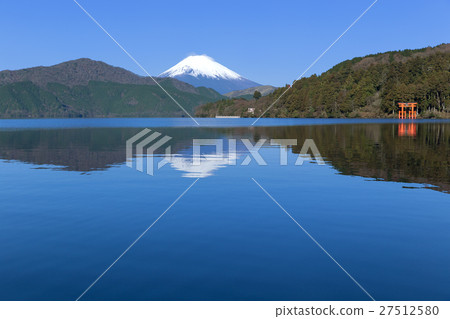 神奈川縣_箱根蘆子子和富士山 27512580