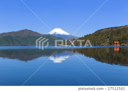 Kanagawa _ Hakone Ashinoko and Mt. Fuji 27512581