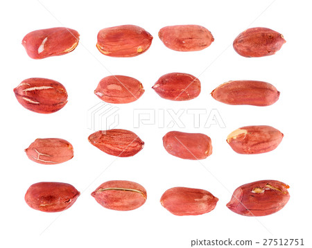 peanuts isolated on white background 27512751