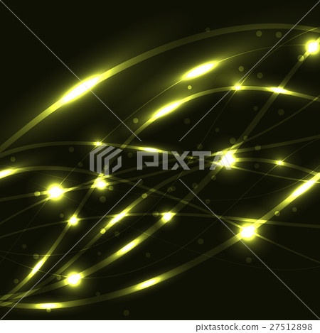 Abstract yellow light glowing background 27512898