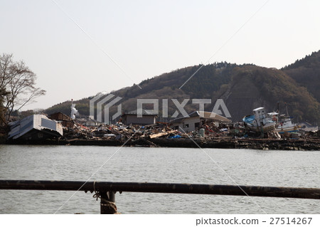 East Japan great earthquake disaster, tsunami damage 27514267