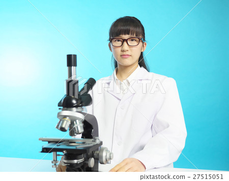 Microscope and girls 27515051