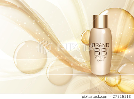 BB Cream Bottle Template for Ads or Magazine BB Cream Bottle Template for Ads or Magazine 27516118