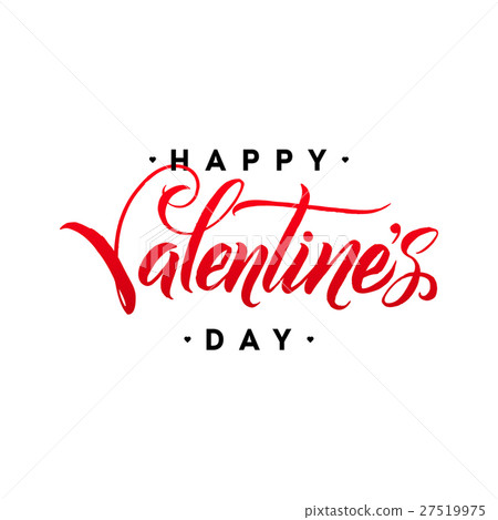 Happy Valentine's Day Hand Lettering 27519975
