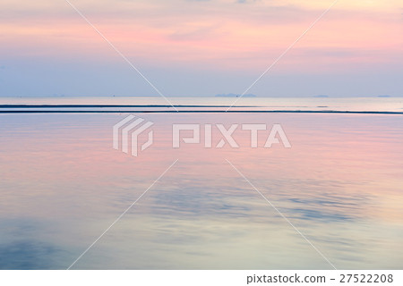Sunset dramatic tropical sea sky and cloud  27522208