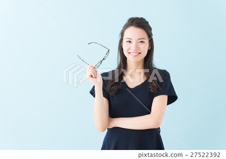 一件女人（藍色背景） 27522392