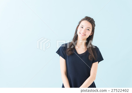 一件女人（藍色背景） 27522402