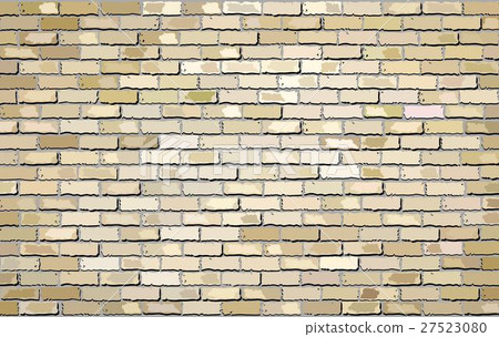 Beige brick wall 27523080