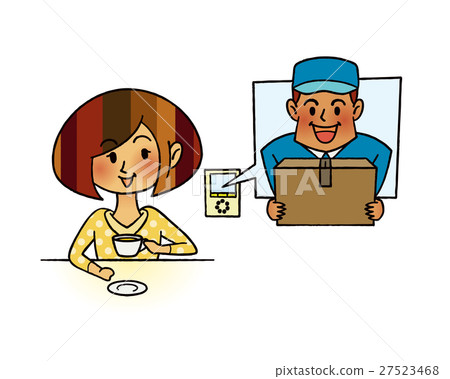 Takkyubin女性送貨員 27523468