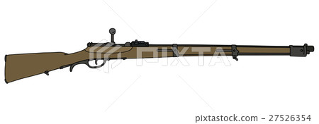 Old military rifle 27526354