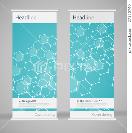 Brochure cover design. Abstract roll up. Modern 27530740
