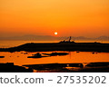 Sunset over Yanosaki coast (Yamaguchi Onoda city, Yamaguchi prefecture) 27535202
