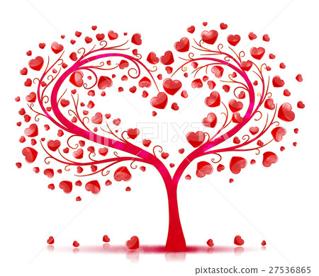 Love tree vector - Stock Illustration [27536865] - PIXTA