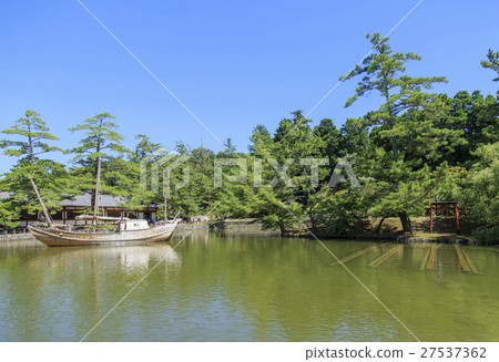 奈良縣 東大寺 鏡池 照片素材 圖片 圖庫