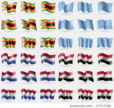 Zimbabwe, Micronesia, Netherlands, Iraq. Set of 36 Zimbabwe, Micronesia, Netherlands, Iraq. Set of 36 27537486