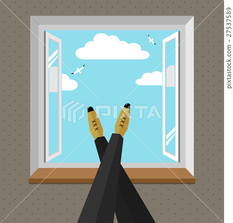 Legs in the window 27537589