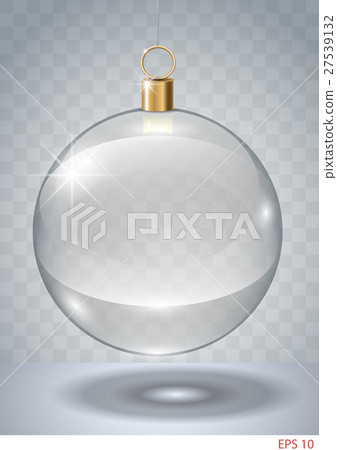 Transparent glass bauble 27539132