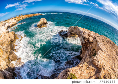 Sea caves near Ayia Napa. Cyprus Sea caves near Ayia Napa. Cyprus 27539311