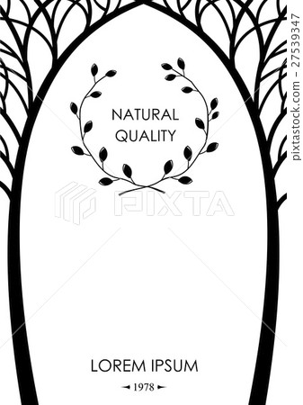 Cover from silhouettes of trees 27539347