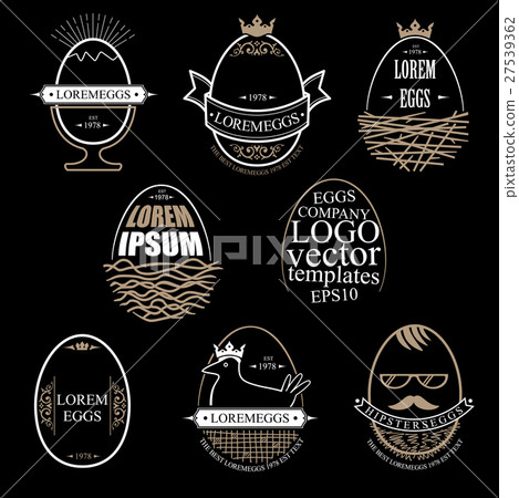 Set eggs templates 27539362