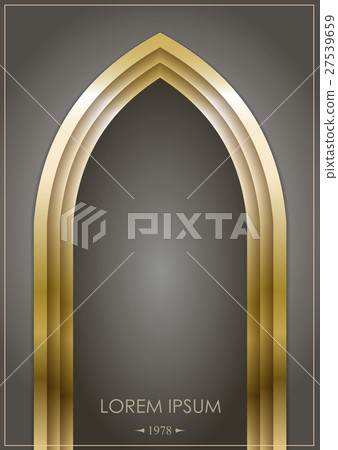 Arabic arch of gold 27539659