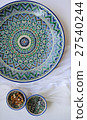 Dish with arabic pattern 27540244