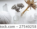 Still with white ceramics and a cat 27540258