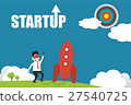 Illustration of entrepreneurship business concept 27540725
