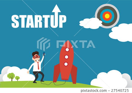 Illustration of entrepreneurship business concept Illustration of entrepreneurship business concept 27540725