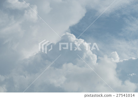 Big white cloud and blue sky background 27541014