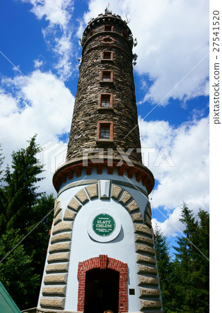 watchtower Zlaty Chlum in Jeseniky mountains watchtower Zlaty Chlum in Jeseniky mountains 27541520