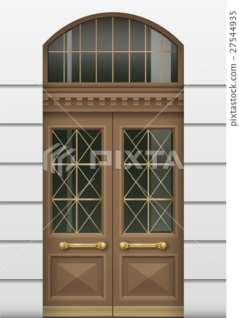 Facade with entrance door 27544935