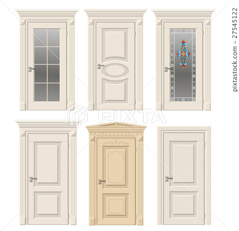 Set of classic doors 27545122