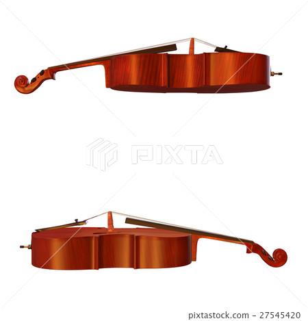 cello musical instrument 3d illustration 27545420