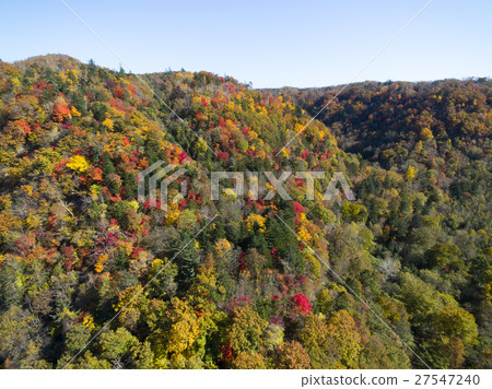 Eniwa Valley in the fall (aerial photograph) Eniwa Valley in the fall (aerial photograph) 27547240